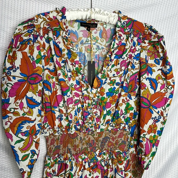 NWT House of Harlow 1960 puff Half sleeves Floral Dress - Picture 11 of 16